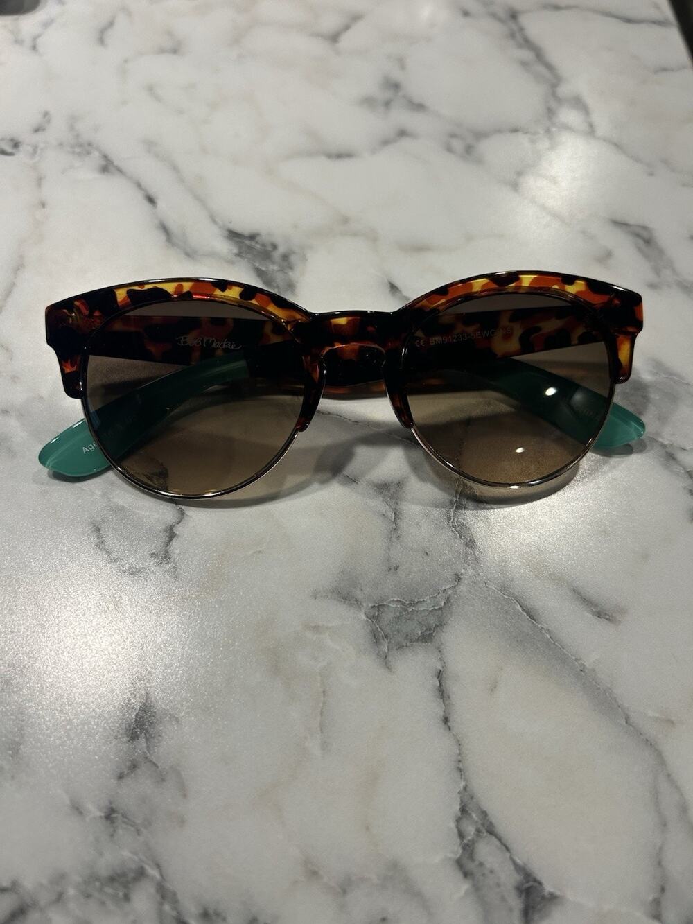 Glance Eyewear Bob Mackie Women's Brown Green Sunglasses